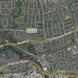 Maps and local area information on aboutmyplace.co.uk