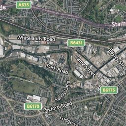 Maps and local area information on aboutmyplace.co.uk