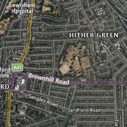 Maps and local area information on aboutmyplace.co.uk